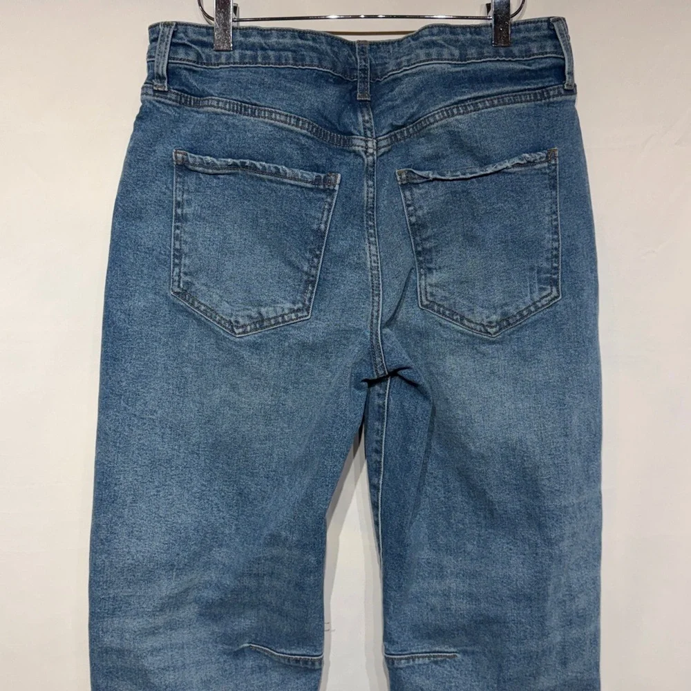 KUT From The Kloth Ashley High-Rise Slouchy Barrel Jean Improving Medium Wash 6 - Picture 8 of 12